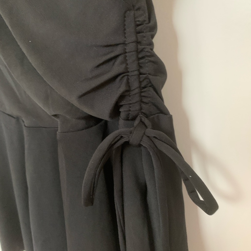 NWT Rampage Elegant Black Wrap Blouse - Picture 3 of 6